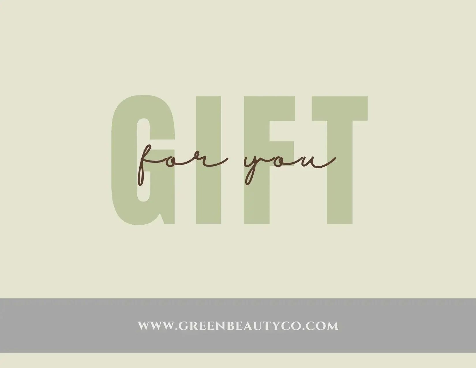 E-Gift Card - Green-Beauty Co