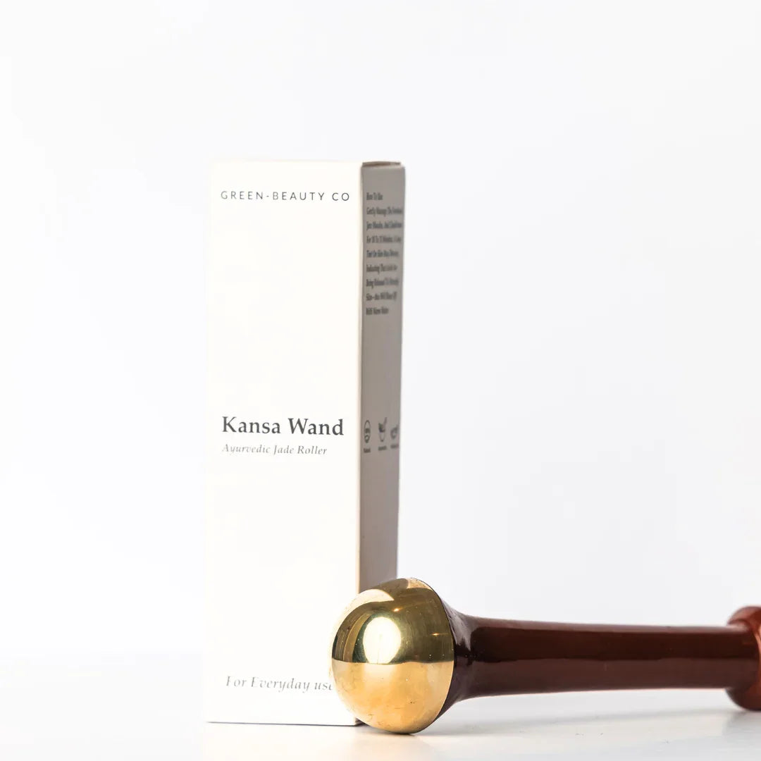 Kansa Wand - An Ayurvedic Jade Roller Face & Body Green-Beauty Co 